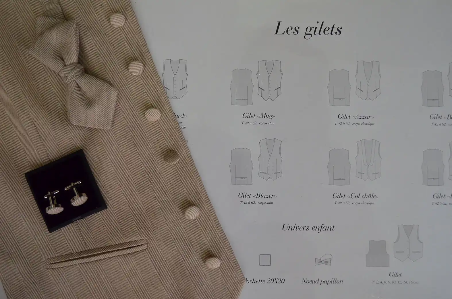 Accessoires sur mesure cérémonie mariage