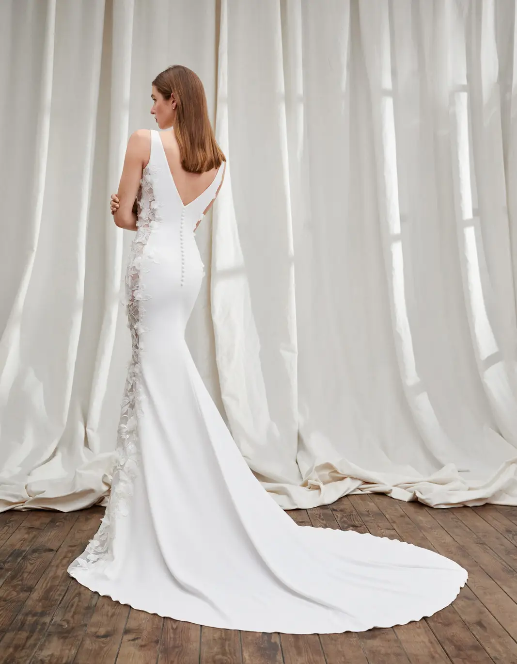 Alison, Robe de mariée Alberto platachi à Mâcon