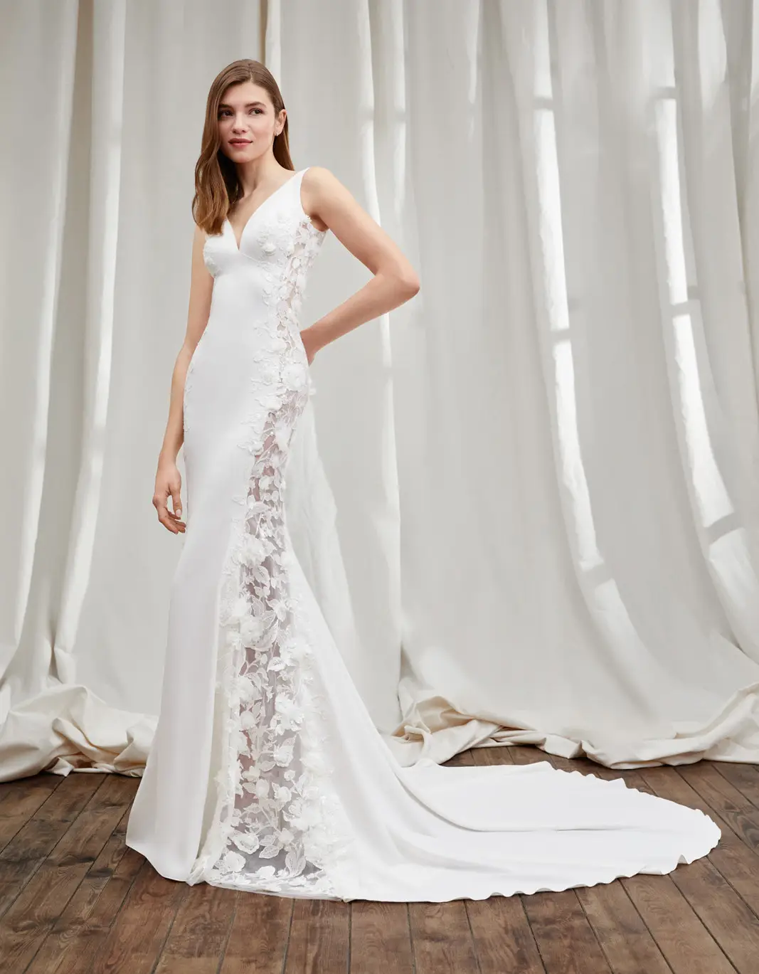 Alison, Robe de mariée Alberto platachi à Mâcon