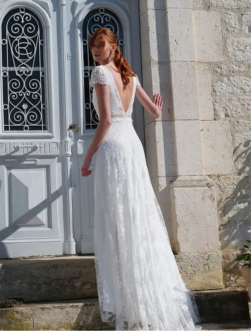 AMELIA, Robe de mariée CRÉATIONS BOCHET à Mâcon