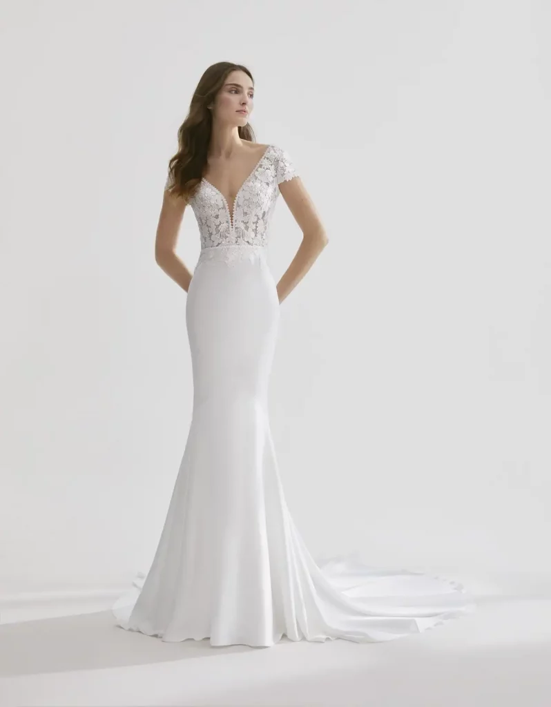 Ariana, Robe de mariée Alberto platachi à Mâcon