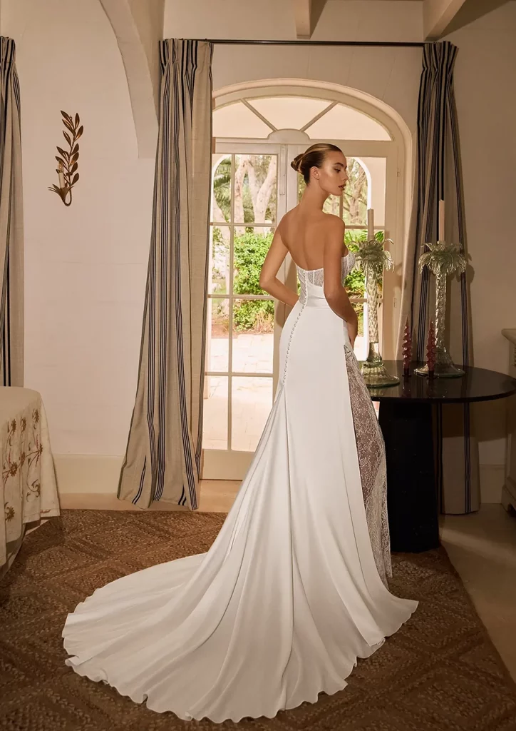 Eugenie, Robe de mariée Alberto platachi à Mâcon