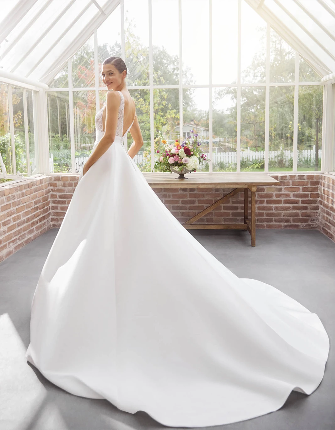 Alexia, Robe de mariée Alberto platachi à Mâcon